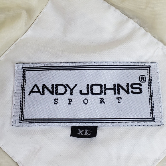 Andy John's Vintage Coat Jacket XL Purple White - Picture 2 of 8